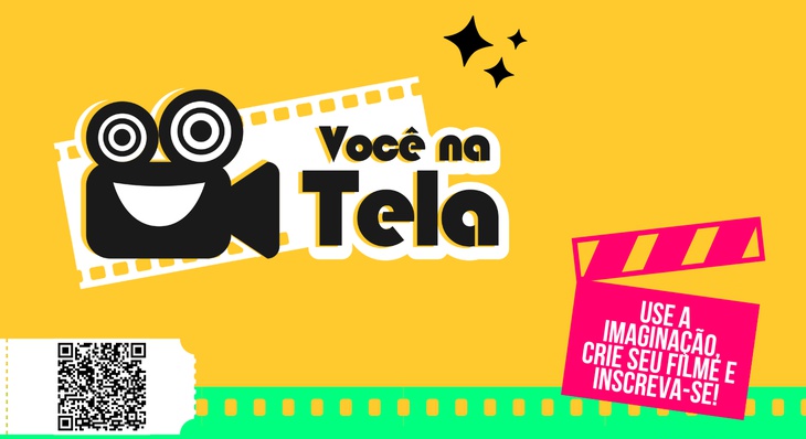 O Você na Tela estimula crianças e jovens a produzirem filmes e a buscarem conhecimento sobre a linguagem audiovisual