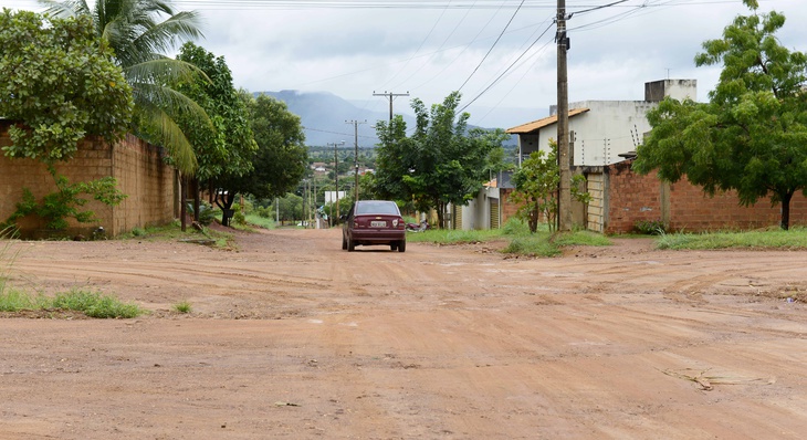 Conforme previsto em pacote de obras, ruas do Morada do Sol receberão, antes do asfalto, rede de drenagem pluvial