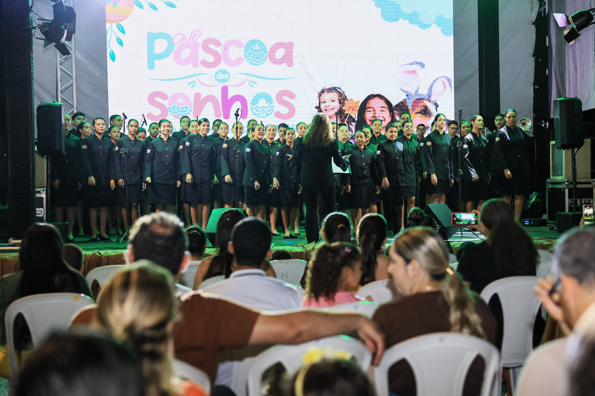 Apresentação coral da Guadar Metropolitana de Palmas - Foto Lia Mara (3)