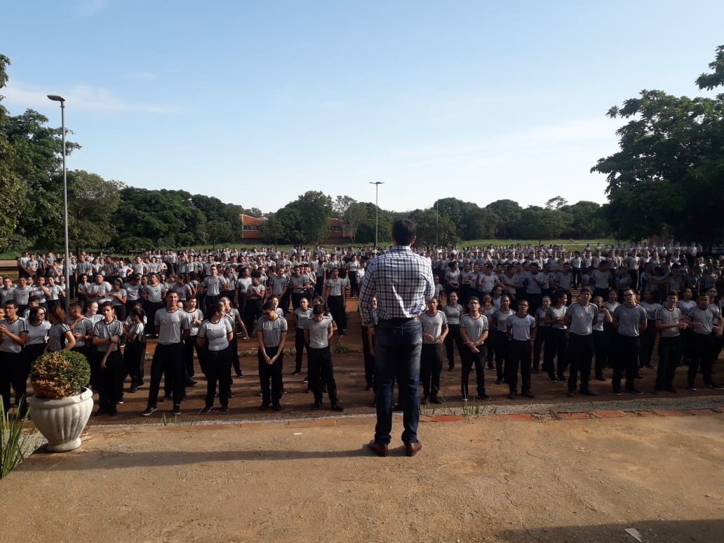 Alunos do Colégio Militar de Palmas participam do encerramento do ‘Recreião’; ação é encerrada contabilizando 5 mil jovens alcançados