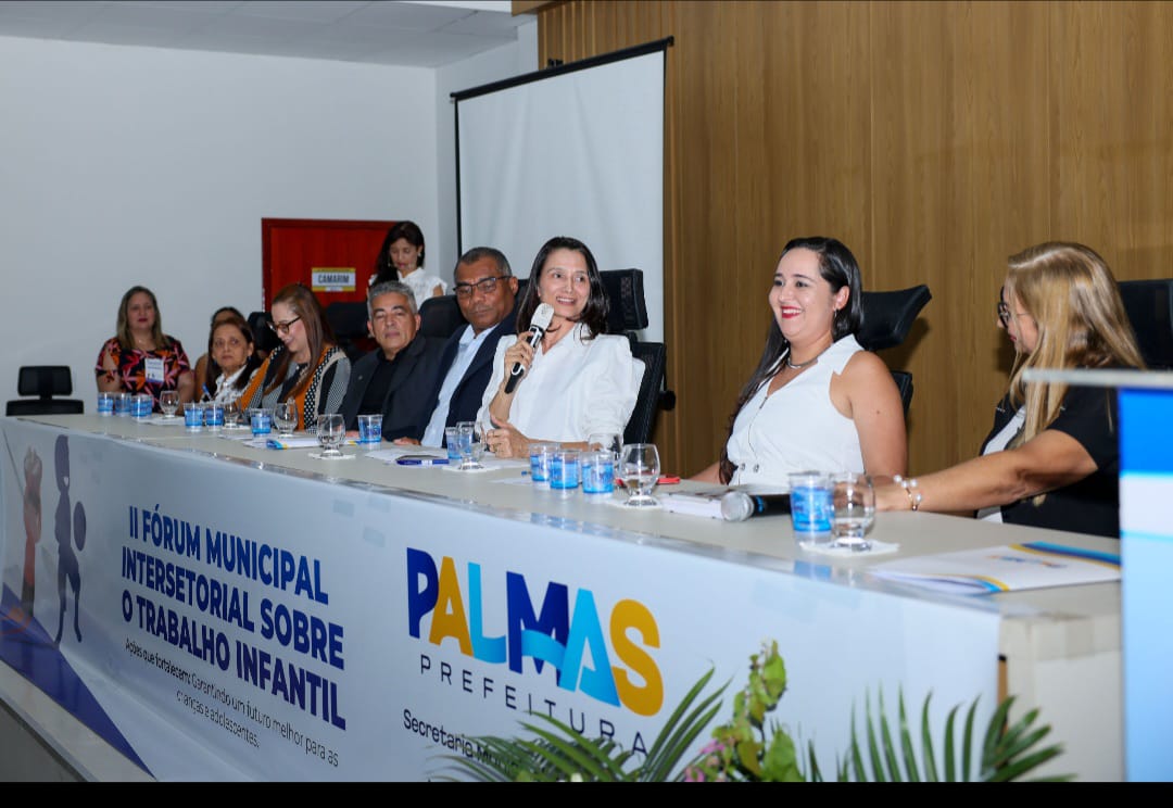 Fórum discute estratégias para fortalecer políticas públicas e combater trabalho infantil em Palmas