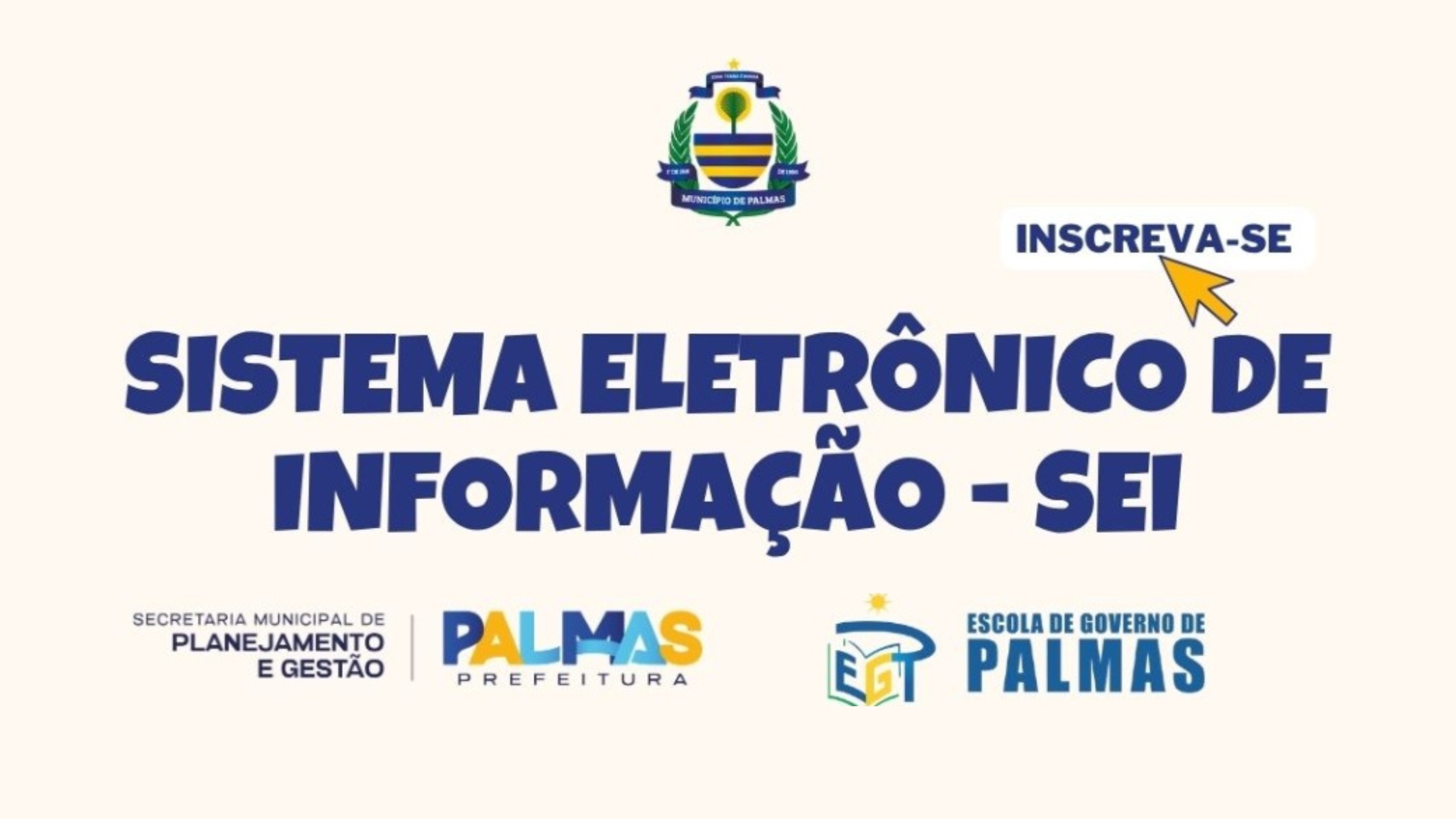 Prefeitura de Palmas abre inscrições para novas turmas de capacitação sobre o Sistema Eletrônico de Informações
