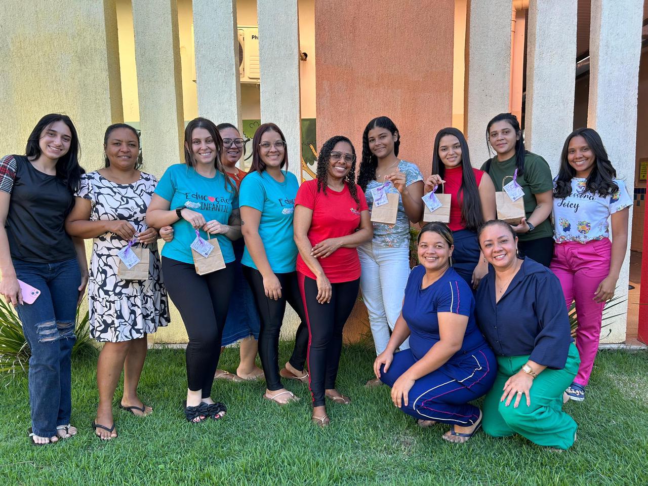 O intercâmbio que reuniu profissionais das duas unidades, foi conduzido pelas professoras Maria Eduvirgens e Jaqueline Nogueira