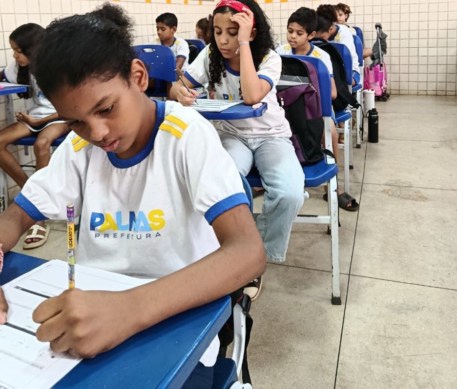Educação aplica provas do Sistema de Avaliação Educacional de Palmas (Saep) nesta semana