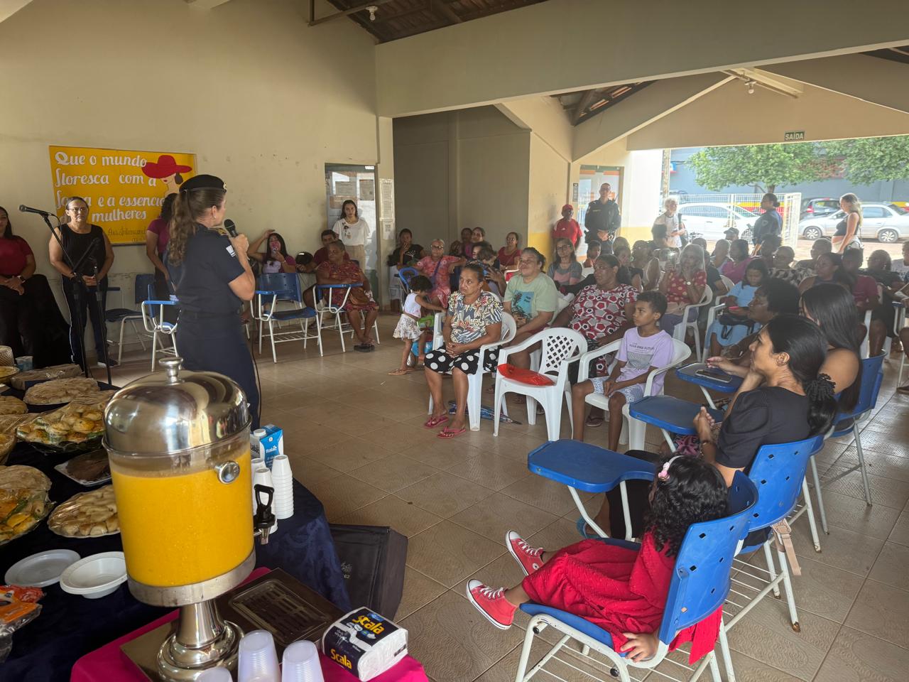 Prefeitura de Palmas promove palestra sobre combate à violência contra a mulher no Cras Xerente