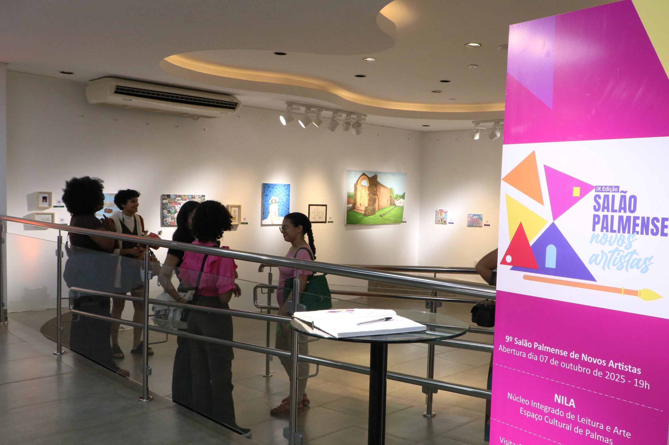 Premiação do 9º Salão Palmense de Novos Artistas acontece na noite desta quinta-feira, 6