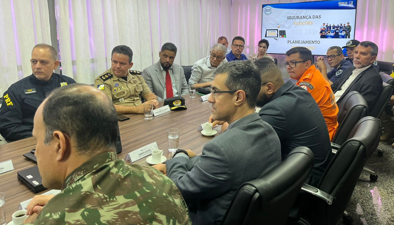 Prefeitura de Palmas participa de reunião sobre o planejamento da segurança das eleições de 2026