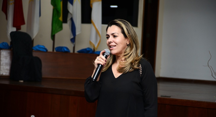 Cinthia Ribeiro: "Esta veia de empreendedorismo está em cada um de vocês e o reconhecimento disso é a contratação de estagiários como servidores"
