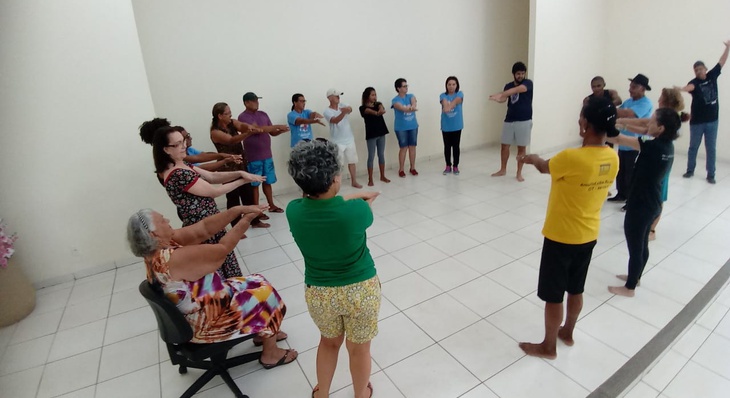 Nesta terça, 15, os idosos do Parque Municipal da Pessoa Idosa Francisco Xavier de Oliveira (Parque do Idoso) participaram do primeiro encontro do projeto