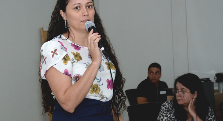 Diretora da Atenção Primária da Sesau, Laudecy Alves, falou sobre fortalecimento da atenção básica nos municípios