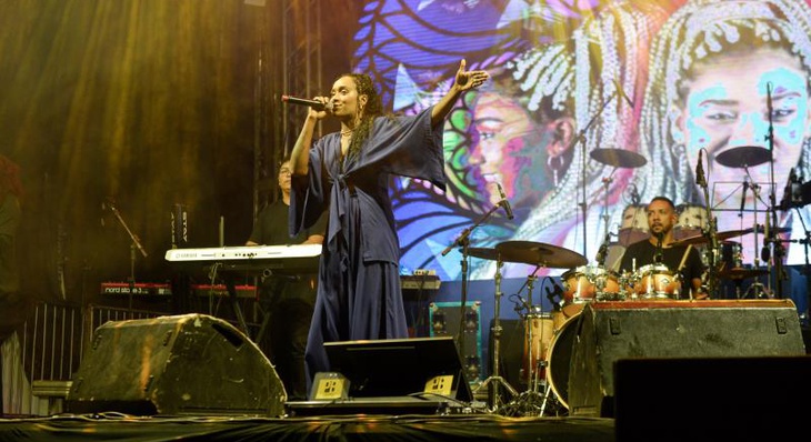 Show de encerramento do Palmas Férias 2023 em Taquaruçu, com a cantora e interprete Malusa