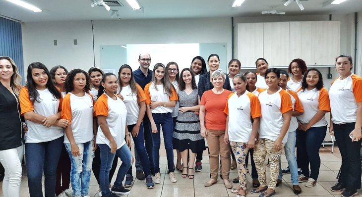 Curso conta com a participação de 18 moradoras do setor Santo Amaro