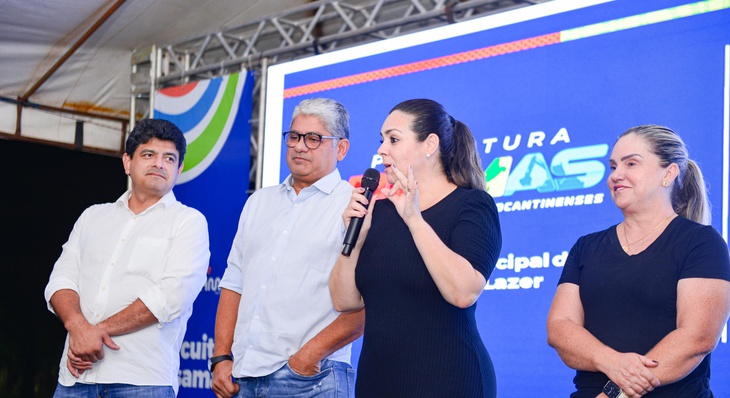 Prefeita Cinthia ressaltou que entregas fazem parte da programação em comemoração ao aniversário de Palmas