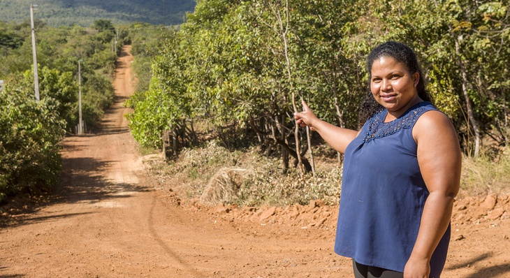 Moradora da região, Raimunda Barbosa destacou os benefícios da obra