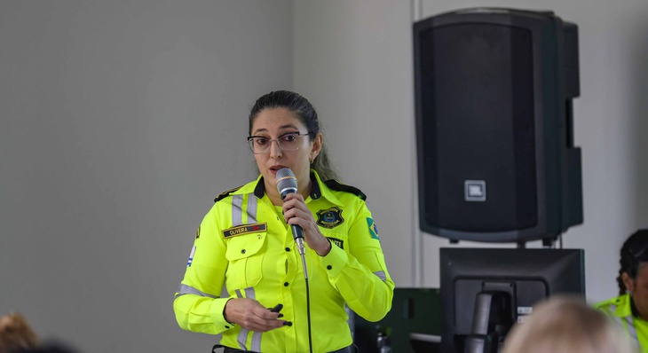 Superintendente de Trânsito, Valéria Oliveira, apresenta balanço das ações da Sesmu