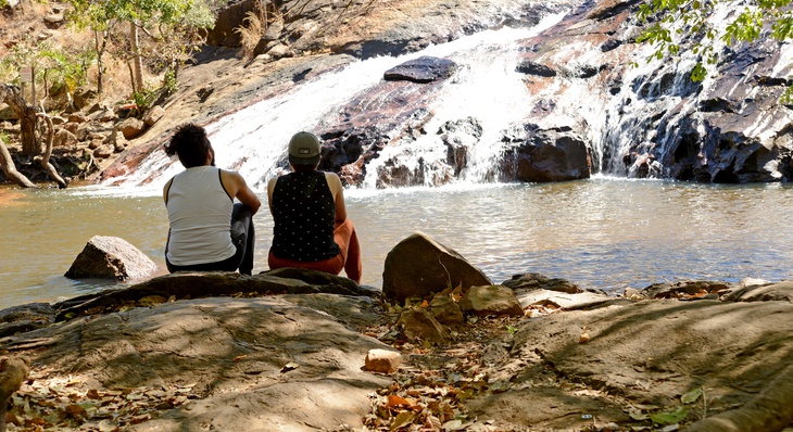 Além do turismo de aventura, visitantes podem também relaxar contemplando as lindas cachoeiras de Taquaruçu