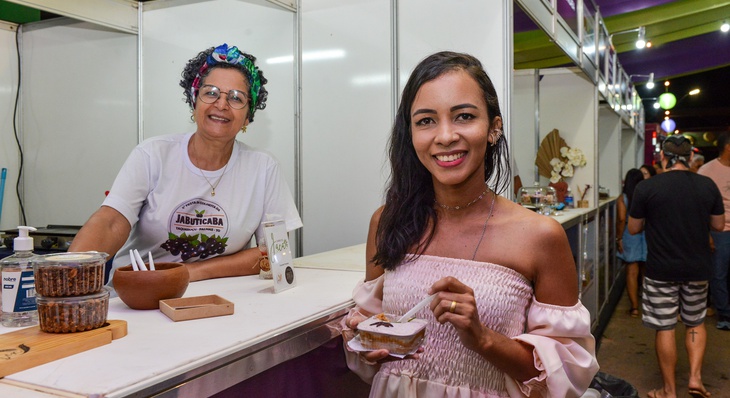 Moradora de Palmas, a Maria Eduarda subiu a serra para curtir a programação da festa