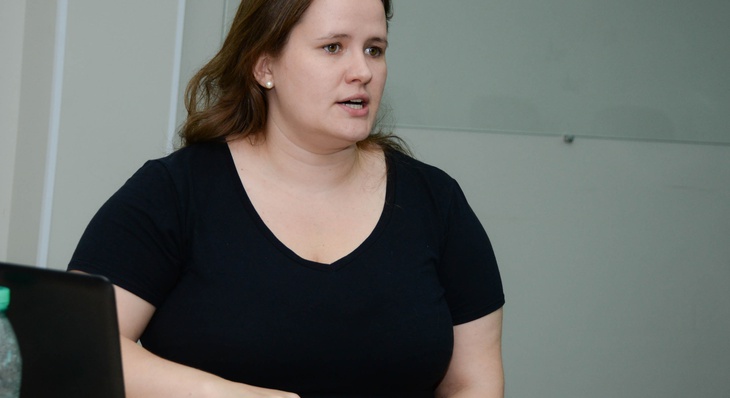 A gerente de Saúde Mental Dhieine Caminski considerou a reunião positiva diante das deliberações propostas