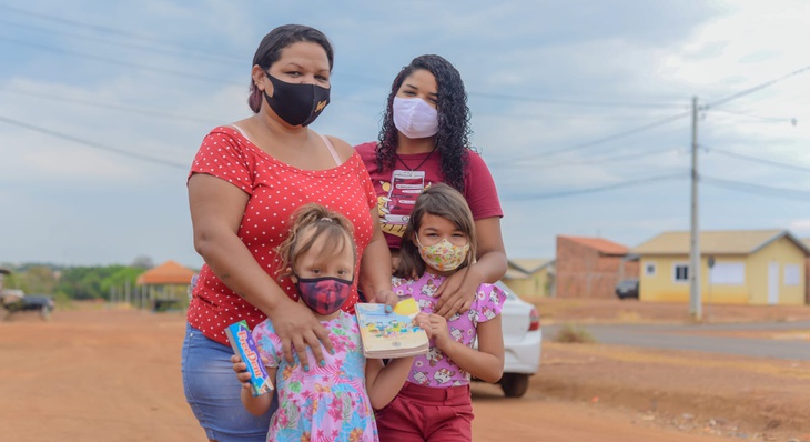 A dona de casa Kenia Cristina não conhece de perto o trabalho da Rede, mas sabe bem da importância que as vacinas têm na prevenção das doenças