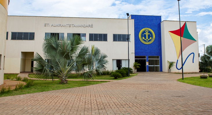 Local da avaliação Escola de Tempo Integral (ETI) Almirante Tamandaré está localizado na Arse 132, antiga quadra 1.306 Sul em Palmas Tocantins