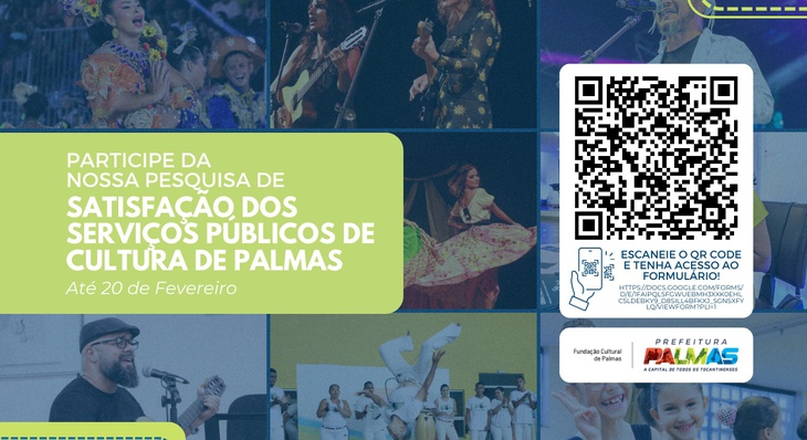 Participe e contribua para o avanço das ações culturais em Palmas