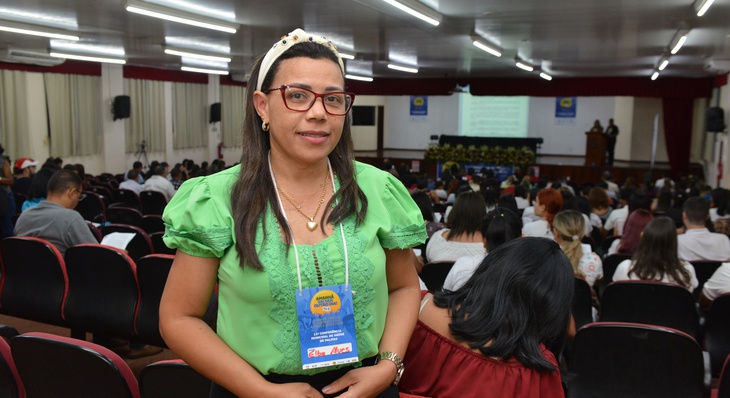 Como trabalhadora do SUS, enfermeira da UPA Sul, Elba Amorim, fez questão de participar