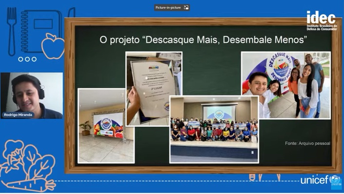 Rodrigo apresentou o projeto 'Descasque mais, desembale menos', promovido pela Semed