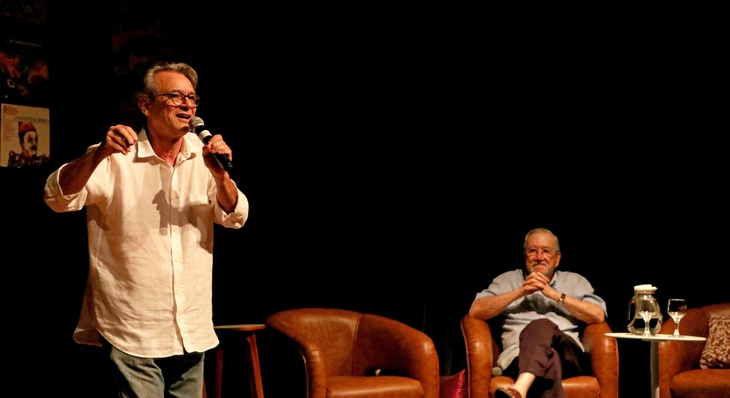 O escritor e ator Carlos Casagrande fez participação na ocasião