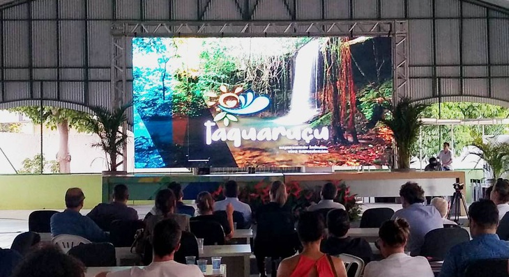 O intuito da programação foi a apresentar o projeto turístico do Destino Taquaruçu
