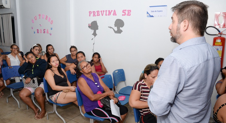 As ações do Outubro Rosa seguem durante a semana nos Centros de Saúde da Comunidade de Norte a Sul da Capital