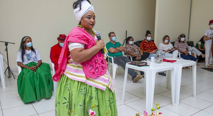 Iya Isa do Omo Layê Loyá Silé ressaltou que a união entre todas as casas religiosas de Matriz afro-brasileira é o único caminho para fortalecê-las
