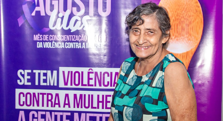 "A mulher merece respeito,  merece amor. Não merece violência", Maria Vieira, de 77 anos