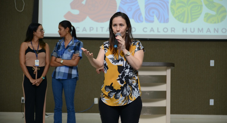 A secretária executiva de Habitação, Sabrina Machado, falou sobre as etapas de preparação dos moradores antes da mudança para o Residencial