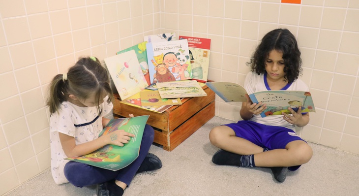Projeto "Leitura em ação, solte sua imaginação" proporciona momentos de boa leitura para a criançada