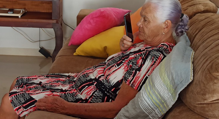 A aposentada Maria Pereira, 79 anos, foi uma das pacientes atendidas pela equipe do projeto