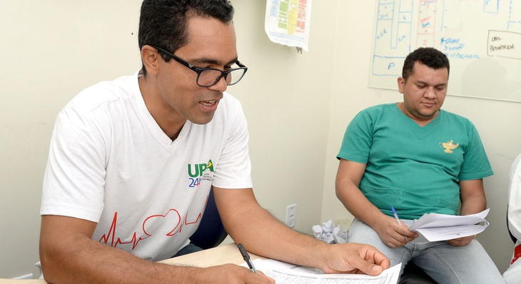 O coordenador de Enfermagem da Upa Sul, Sérgio Brito, destaca o ganho se dá tanto para os profissionais quanto aos usuários