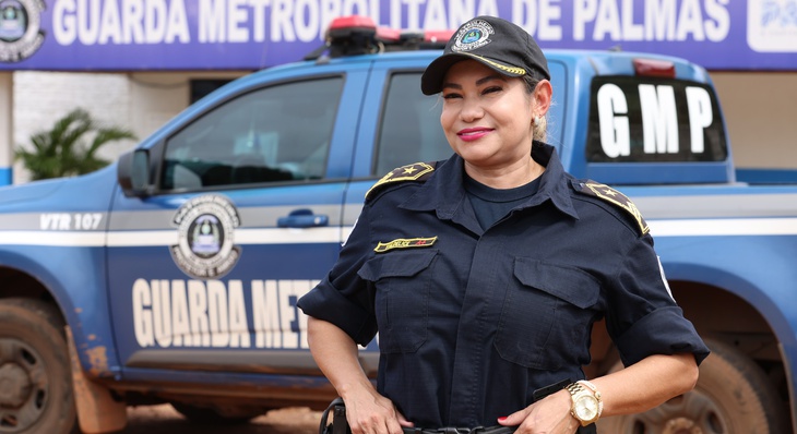 Subinspetora Valdelice Oliveira se orgulha da profissão dentro da Guarda Metropolitana de Palmas