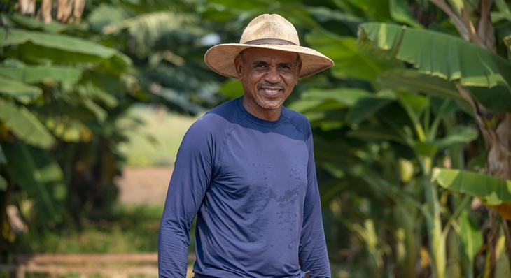 Técnico agrícola, Evaldo Pereira de Santana, afirma que é possível ter lucratividade mesmo em pequenos espaços e a Fazendinha é prova diso