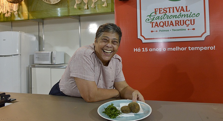 Receita do bolinho de feijoada apresentada por Kátia no 15º FGT já foi levado a eventos gastronômicos de todas as partes do mundo