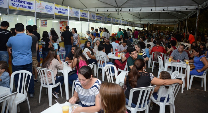 Na Praça de alimentação, a divulgação dos pratos do FGT agradou o público