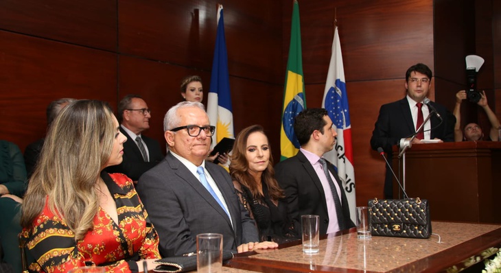 Prefeita Cinthia Ribeiro acompanhou diplomação do novo presidente da OAB-TO, Gedeon Pitaluga