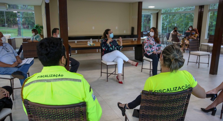Para garantir a segurança dos trabalhadores, a Prefeitura de Palmas está realizando testes rápidos com os profissionais que atuam na linha de frente