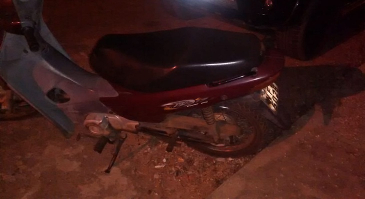 Motocicleta produto de furto foi apreendida pela Romu e entregue ao proprietário