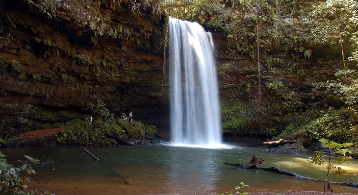 Cachoeira do Evilson é uma das opções de Taquaruçu
