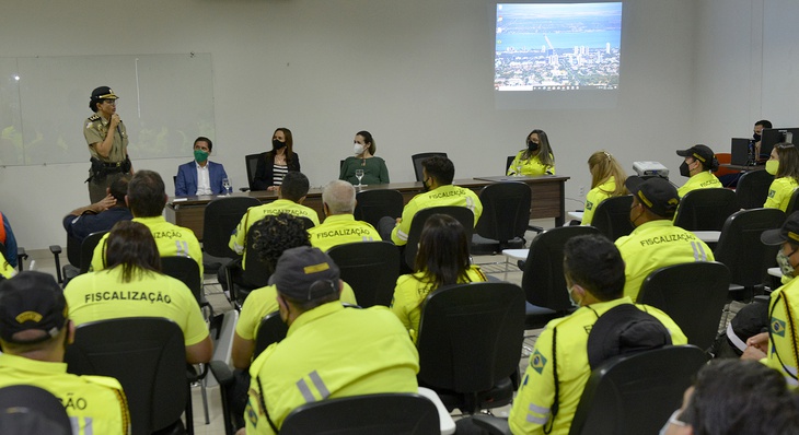 "Os agentes de trânsito prestam um nobre serviço ao cidadão palmense e essas capacitações nos habilitam a prestar um serviço de excelência", Coronel Alaídes Pereira Machado