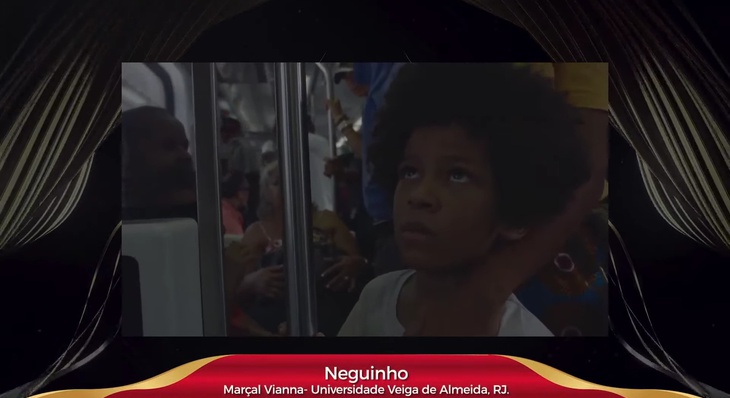 'Neguinho' recebeu o troféu de melhor filme universitário na categoria Mostra Universitária