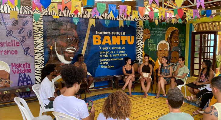 Projeto Vereda é apresentado no Instituto Cultural Bantu, em Vera Cruz, Ilha de Itaparica, na Bahia