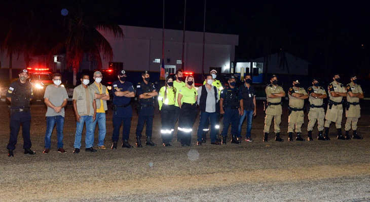 Operação contou com apoio dos efetivos da Polícia Militar (PM) dos agentes de Trânsito e Transporte e da Guarda Metropolitana de Palmas (GMP)