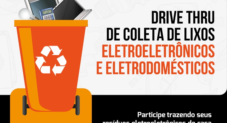Ação conjunta visa incentivar descarte de eletroeletrônicos e eletrodomésticos para reciclagem