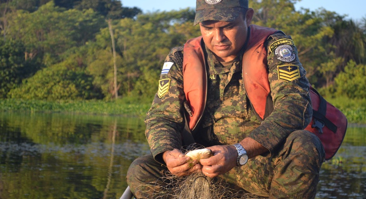 A Guarda Ambiental tem reforçado a fiscalização para coibir a pesca durante o período da Piracema